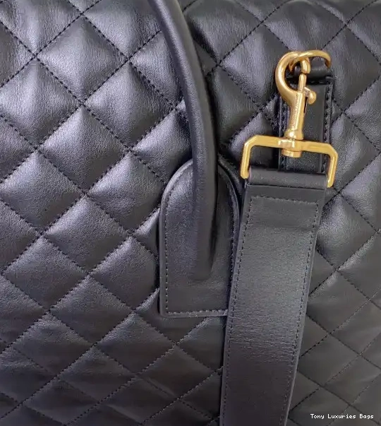 Tony Luxuries ES QUILTED TRAVEL YSL IN GIANT BAG LEATHER 0530